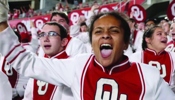 Autumn Bryant, a sophomore at OU made the Pride of Oklahoma band for the second year in a row. Courtesy photo