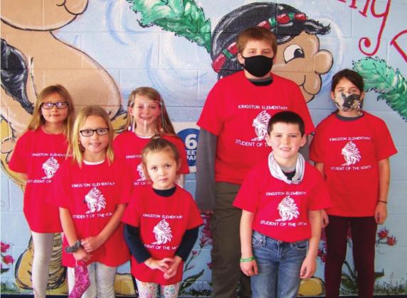 Kingston Elementary Students of the Month