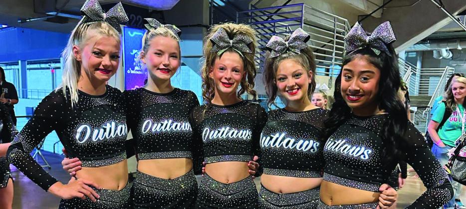 The Oklahoma Outlaws, a local cheer team, is heading to the Emerald Nationals competition. Courtesy photo
