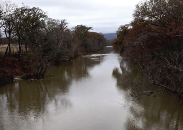 The Kiamichi River’s headwaters start at Pine Mountain in the Ouachita Mountains near the border with Arkansas and flow about 177 miles southwest until they merge with the Red River in Hugo. A developer with plans to use the river's overflow to generate hydroelectric power near this portion in Pushmataha County canceled the proposed $1.5 billion project last week. Lionel Ramos • Oklahoma Watch