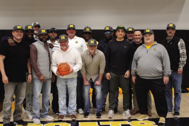 Madill High School honored the 1996 basketball champs on January 31. Courtesy photo