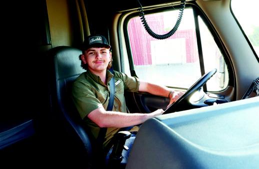 Judge Jones, a fourth-generation truck driver, earned his CDL through Central Tech's Truck Driver Training program. Courtesy photo