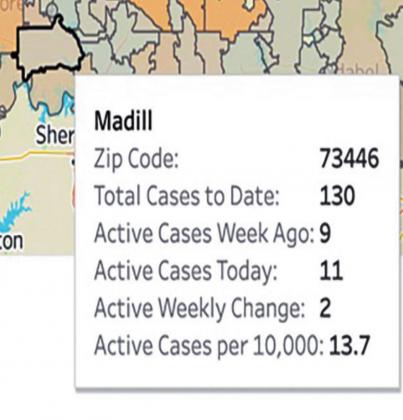 Small Towns, Suburbs Across State Lead Weekly Hotspots