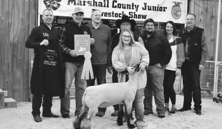 Marshall County 78th Annual Youth Lifestock Show Reserve Winners