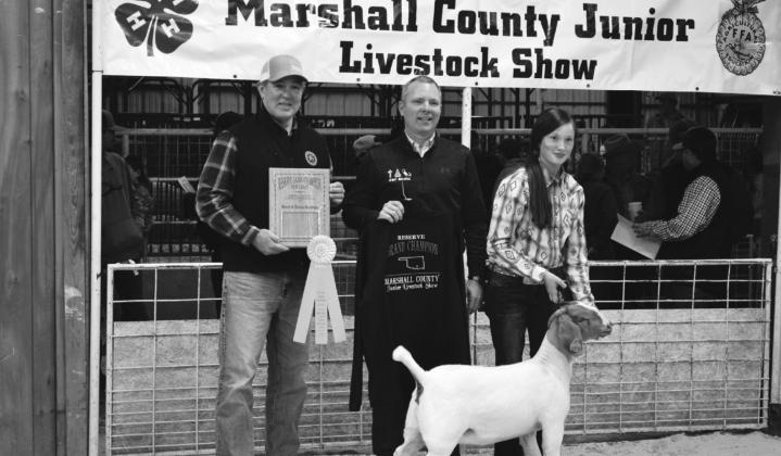 Marshall County 78th Annual Youth Lifestock Show Reserve Winners