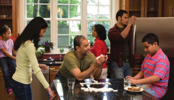 The following are some ways families can live comfortably when sharing close quarters for extended periods of time. Courtesy photo