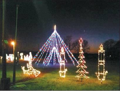 Buncombe Creek News: Christmas Lighting and Bon Fire
