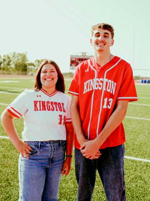 Softball - Amberly Hallum Baseball - Hayden Seeney