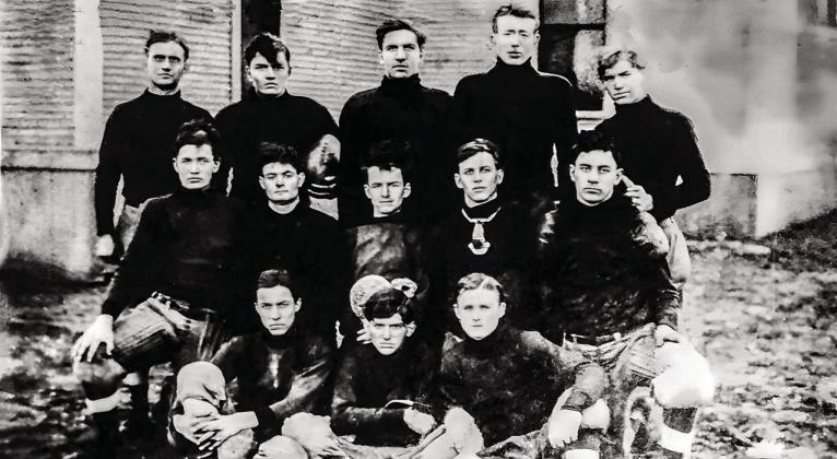 The Maroon Braves was the high school football team before the Redskins. This photo is circa 1914. Courtesy photo