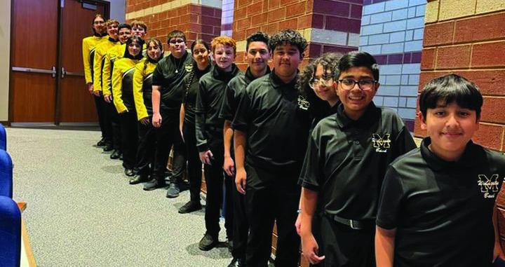 Members of the MHS Band earned spots in the SEOBDA All-Region Honor Band. They competed at Durant High School alongside many schools from all over the area. Courtesy photo