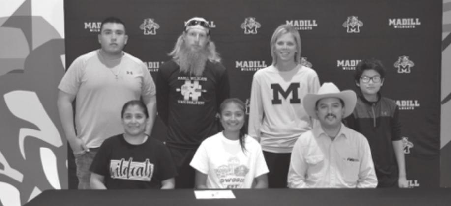 Two Madill athletes sign college intent letters
