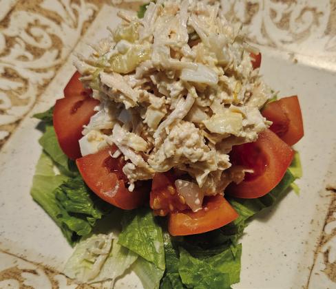 The chicken stuffed tomato was a delicious and fresh menu item. Jedi Chef