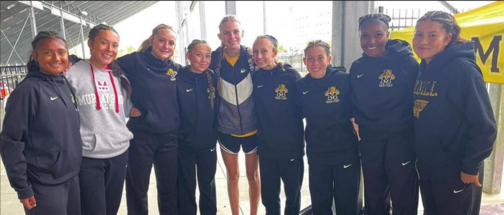 The Madill Girls Track Team also competed in the State Track Meet. They placed 7th in the 4x200m relay, and Kaytleigh Davis took 3rd in the 200m dash. Summer Bryant • The Madill Record