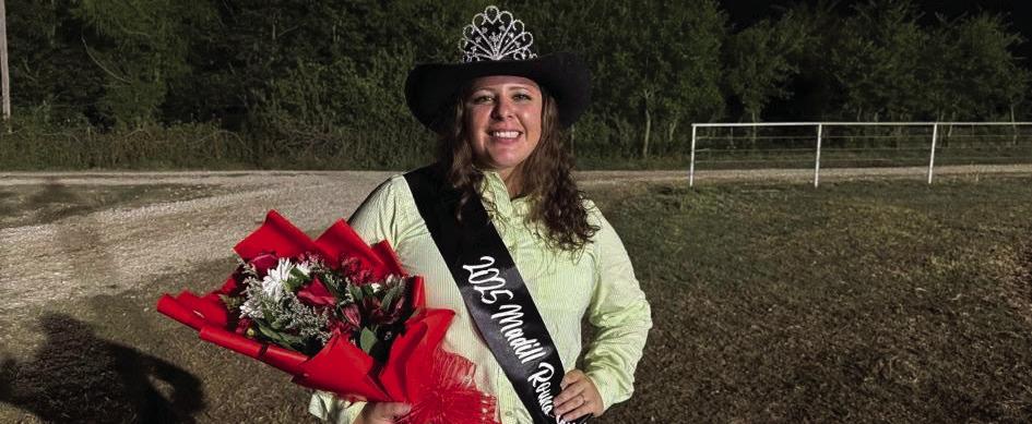 Bri Harkins was crowned the 2025 Madill Round-Up Rodeo Queen. Courtesy photo