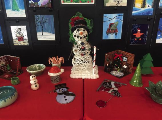 KHS Art students present Holiday display