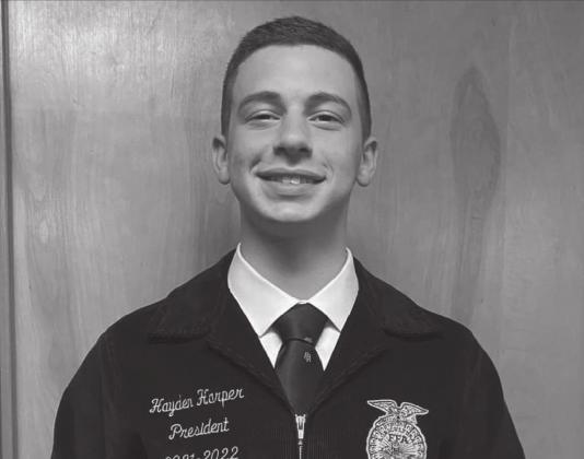 Madill student elected FFA VP