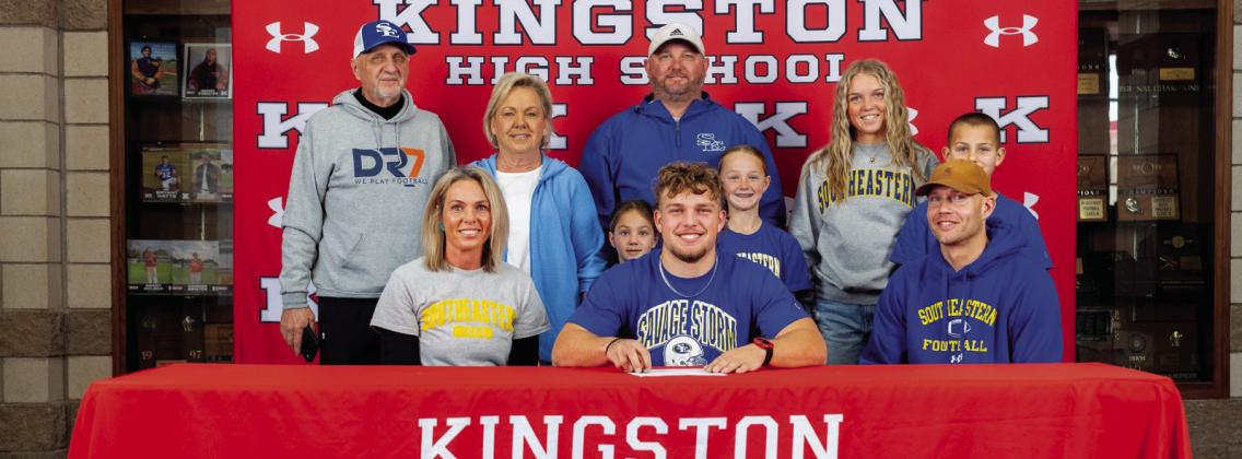 Parks Ratzlaff signed to play football for Southeastern Oklahoma State University. Courtesy photo