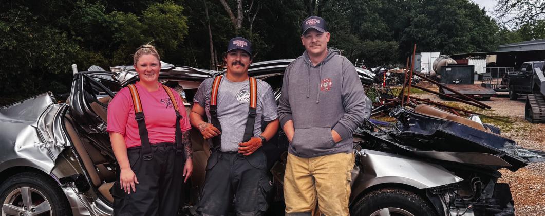 Courtesy photo Firefighters with the Kingston Fire Department completed a grueling 16-hour Vehicle Extrication Rescue Operations course.
