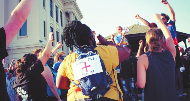 Durant Black Lives Matter march draws diverse crowd
