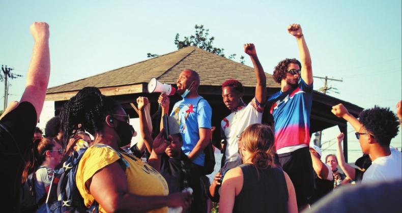 Durant Black Lives Matter march draws diverse crowd
