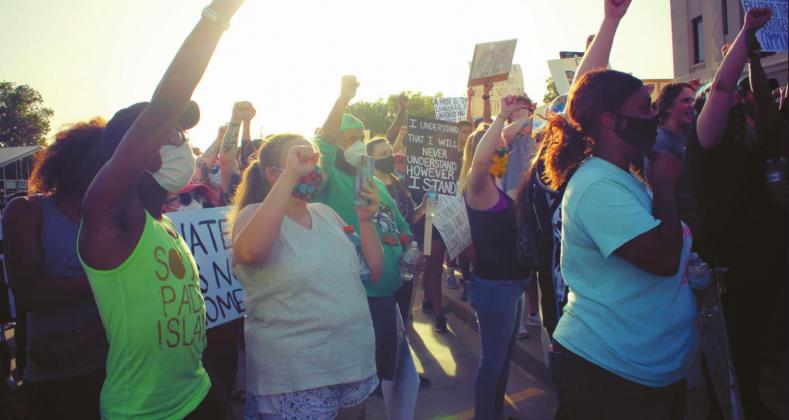 Durant Black Lives Matter march draws diverse crowd