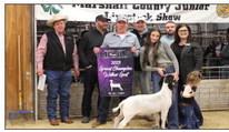 Photos courtesy of Lone Arrow Photography McKenzie Reed Hadley Bell had the Grand Wether Goat.