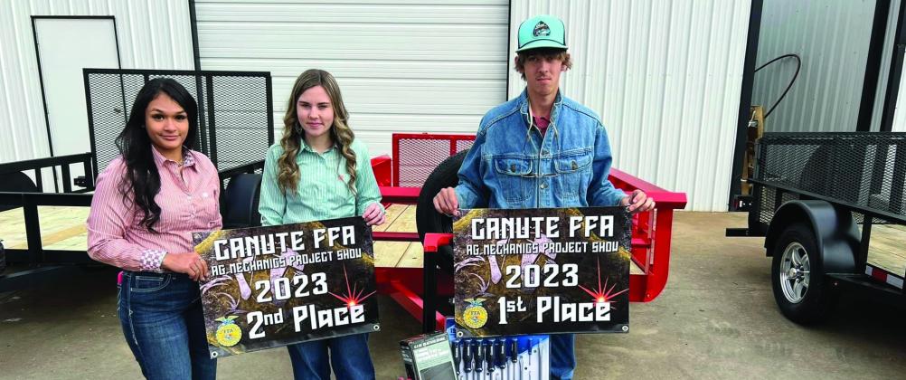 Madill FFA members placing in contests