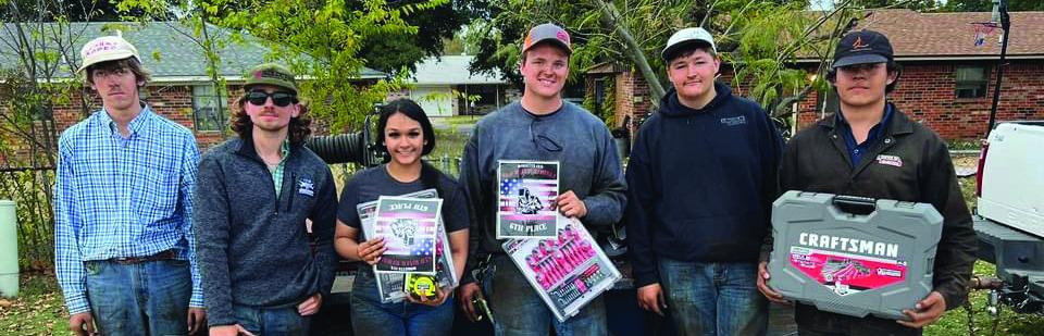 Madill FFA members placing in contests