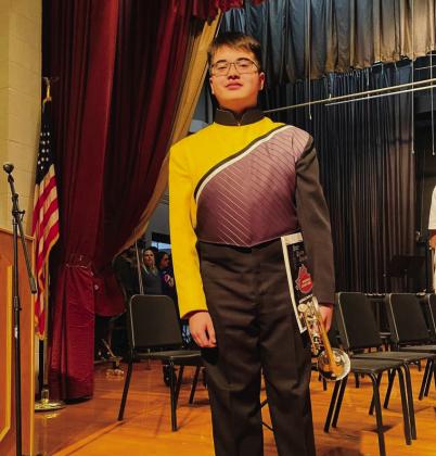 Landon Hall was named part of the Hight School Honor Band for trumpet. Courtesy photo