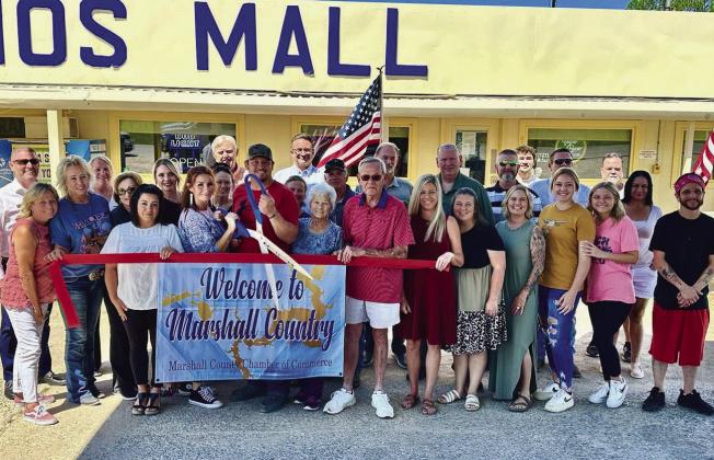 The Marshall County Chamber held a Grand Opening/Ribbon Cutting for Beach Bums at Enos Mall on August 16. They are located at 4887 Enos Road in Kingston. Courtesy photo