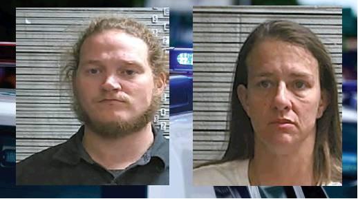 Courtesty photo John Waldman and Holli Tull were arrested for two counts of Second-Degree Burglary. They were paddling up to boat docks in the dark, then paddling back out with the residents’ belongings.