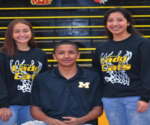 Queen Candidates Cielo Gomez &amp;amp; Mariana Mendez &amp;amp; King Candidate Mason Coles