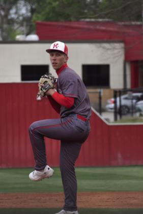 Ewan Weaver on thepitcher’s mound. Courtesy photo