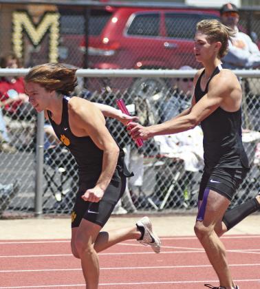 Bode Shahan and McCray Tripp did well in the meet and are both headed to state, as well. Brian Blansett • Lincoln County News