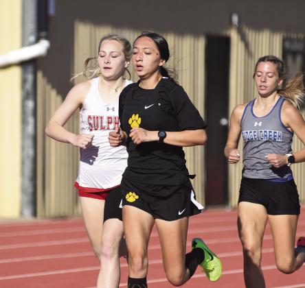 Yadira Barbosa, is the only Madill female who qualified for state. Brian Blansett • Lincoln County News