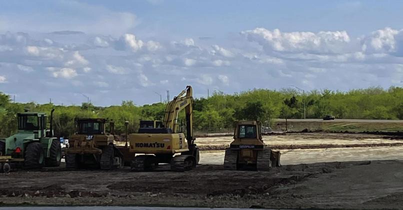 Construction equipment can be seen clearing the land next to the Super C Mart in Kingston. There will be a new Gecko's restaurant and other businesses there once it's complete. Staci Stewart