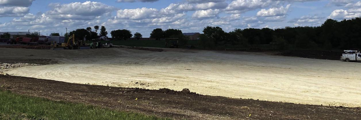 The land has clear next to the Super C Mart, getting ready for the construction of the new businesses in Kingston. Staci Stewart