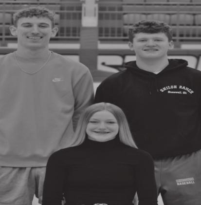 Freshman Princess Caitlin Foster &amp;amp; Seniors Gage Gill &amp;amp; Tucker Rumer.