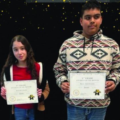 Romina Recio Santillan and Ramon Aldaba-Hernandez, 8th grade