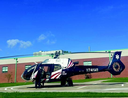 Madill Day Care gets a visit from EMTs and Air Evac