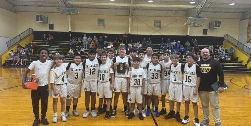 The MMS 7th grade boys basketball team were the Consolation Champions at the Madill Basketball Tournament. Courtesy photos