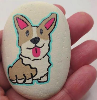 Rock painting can be a fun family activity. Courtesy photo