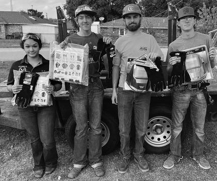 Courtesy photo Madill school’s shop teams competed in a welder's rodeo on Friday in Marietta, the first ever “Red River Rumble”. OklahomaandTexasschools competed for bragging rights of the best welders and fabricators. Building two projects and completing a safety test was a full day for these chapters, with some traveling five hours to compete. Both Madill teams placed in the top 10. Team Trace Crook and Tilor Stewart came in 7th place and Team Luz Gomez and Eli French placed 8th.