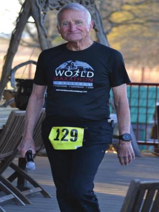 Dan Little, owner of the Oteka D. Ranch, and emcee of the event, began the 2022 DanMan Challenge with a welcome speech. Summer Bryant • The Madill Record