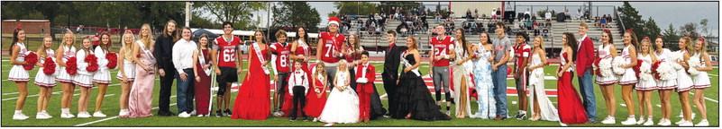 Carli Lilley and Blane Henry (pictured center) were crowned KHS 2026 Homecoming Queen and King, respectively. Courtesy photo
