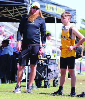 Madill coaches and athlete receive district honors