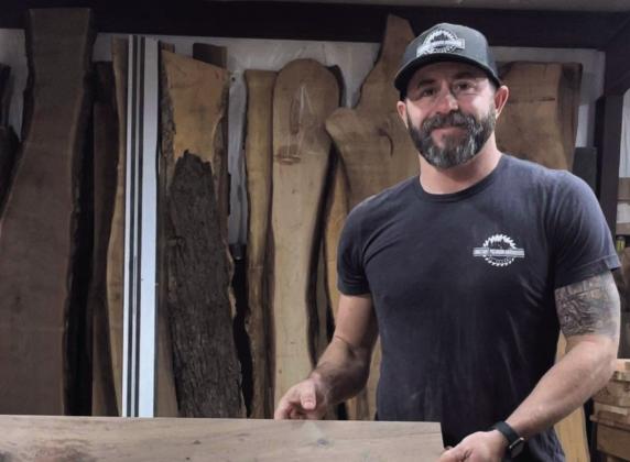 Joey Cantrell started Longshot Premium Hardwoods of Texoma after seeing a need. Photo by Summer Bryant