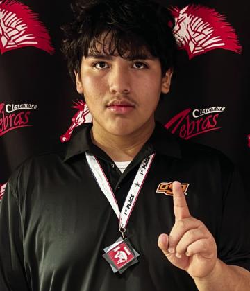 Alex Sarabia, a MHS freshman, took 1st place gold in the 2025 Zebra Classic. Courtesy photo