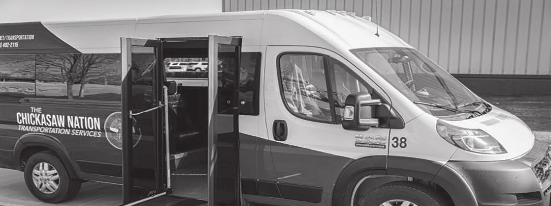 Chickasaw Nation Transportation Services recently updated its fleet with a new look and new vehicles. Courtesy photo