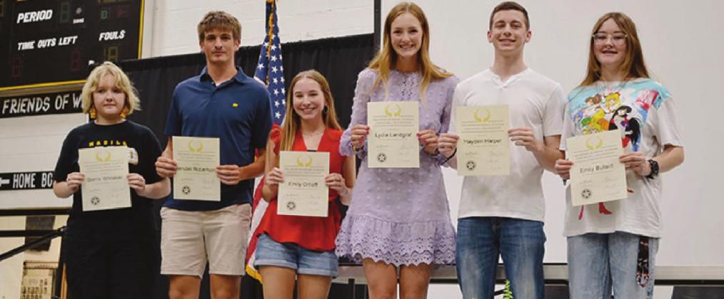 Madill High School hosts scholarship ceremony
